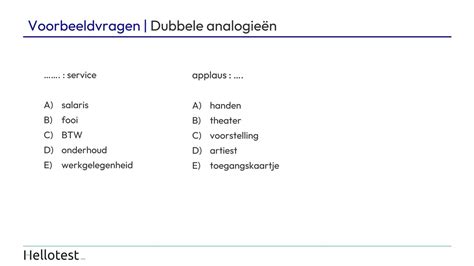 woordrelaties|Analogieën Oefenen